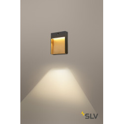 FLATT SENSOR, applique extérieure anthracite, LED 16W, 3000/4000K, avec détecteur de mouvements