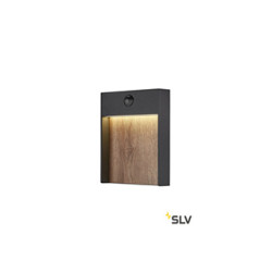 FLATT SENSOR, applique extérieure, anthracite/imitation bois, LED, 16W, 3000/4000K, IP54, avec détecteur de mouvements