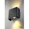 applique extérieure anthracite MANA OUT LED, 12W, 3000K, IP65, variable Triac