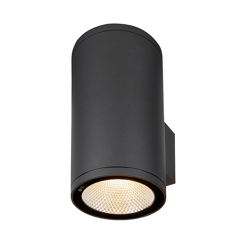 ENOLA, applique extérieure ronde, anthracite, LED 53W, grand modele en 3000K/4000K, IP65, up/down