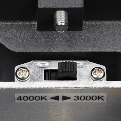 ENOLA, applique extérieure ronde, anthracite, LED 53W, grand modele en 3000K/4000K, IP65, up/down
