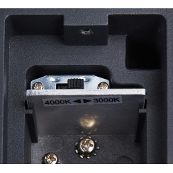 ENOLA, applique extérieure ronde, Small, anthracite, LED 7W, 3000K/4000K, IP65, up/down