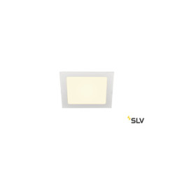 encastré de plafond intérieur carré SENSER 18, blanc mat, LED 9.7W, 3000K