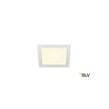 encastré de plafond intérieur carré SENSER 18, blanc mat, LED 9.7W, 3000K