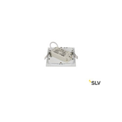encastré SLV SENSER 1é, ENCASTRE plafond intérieur, carré, blanc mat, LED6W, 3000K