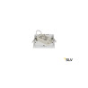 encastré SLV SENSER 1é, ENCASTRE plafond intérieur, carré, blanc mat, LED6W, 3000K