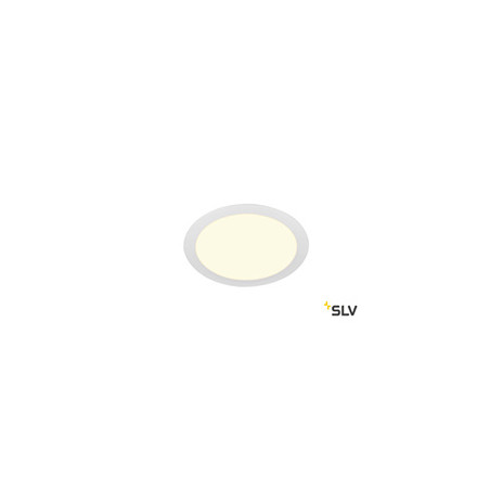 SENSER 24, encastré de plafond intérieur rond blanc mat, LED 12.5W, 3000K