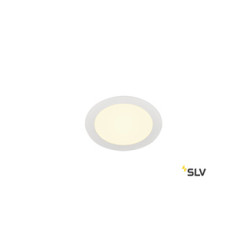 SENSER 18 SLV, encastré de plafond intérieur Rond blanc mat, LED 9.7W, 3000K