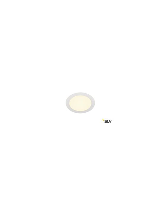 SENSER 18 SLV, encastré de plafond intérieur Rond blanc mat, LED 9.7W, 3000K