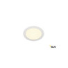 SENSER 18 SLV, encastré de plafond intérieur Rond blanc mat, LED 9.7W, 3000K