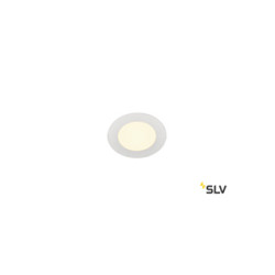 SENSER 12, encastré de plafond intérieur rond SLV, blanc mat, LED 6W, 3000K