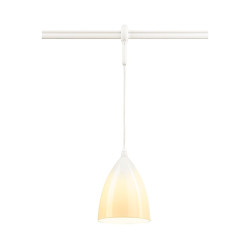 suspension pour EASYTEC II, blanche en céramique, E14 max 60W