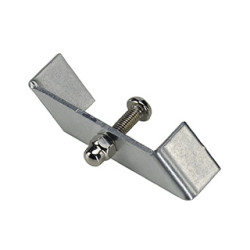 Support de fixation, pour rail 1 allumage à encastrer, intérieur, nickel mat