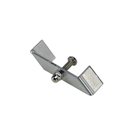 Support de fixation, pour rail 1 allumage à encastrer, intérieur, nickel mat