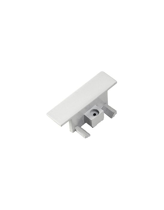 Embouts, pour rail 1 allumage à encastrer, intérieur, blanc, 2 pièces