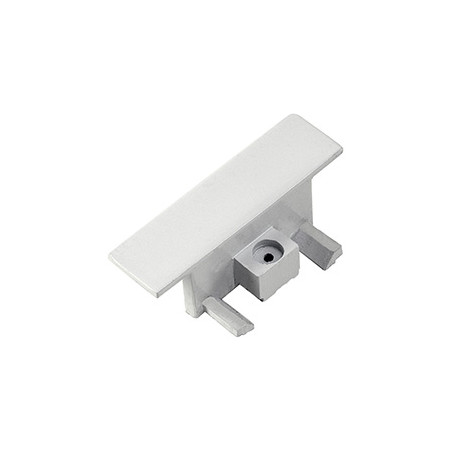 Embouts, pour rail 1 allumage à encastrer, intérieur, blanc, 2 pièces