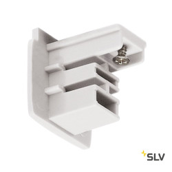 S-TRACK, embout, pour rail 3 allumages, intérieur, blanc