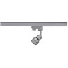 PURI TRACK, spot pour rail 3 allumages, intérieur, gris argent, GU10/QPAR51, 50W max