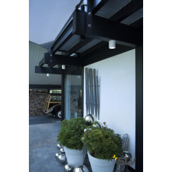 SITRA, plafonnier extérieur, blanc, GX53/TCR-TSE, 9W max, IP44