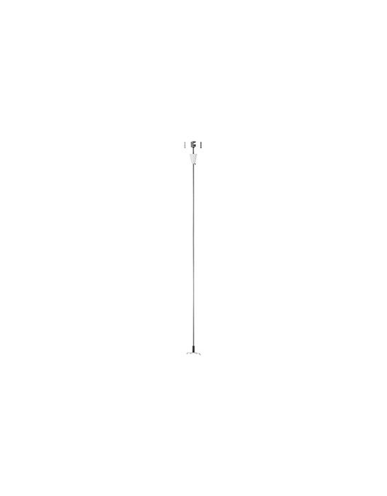 S-TRACK, suspension rigide, pour rail 3 allumages, intérieur, blanc