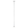 S-TRACK, suspension rigide, pour rail 3 allumages, intérieur, blanc