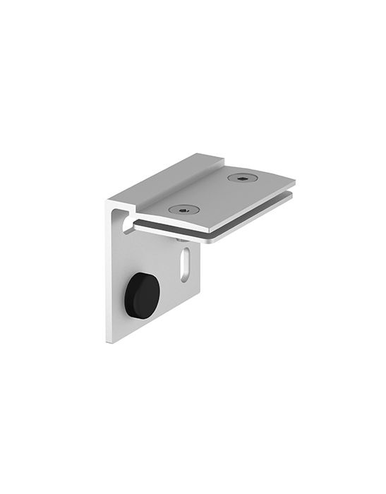 H-PROFIL, supports muraux, alu, 2 pièces