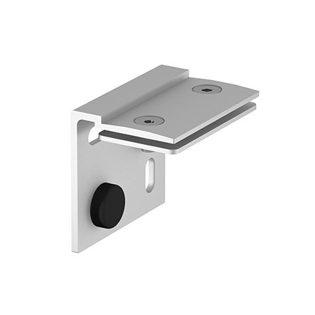 H-PROFIL, supports muraux, alu, 2 pièces