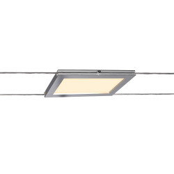 PLYTTA, spot pour câble tendu T.B.T. TENSEO, intérieur, chrome, LED, 9W, 2700K