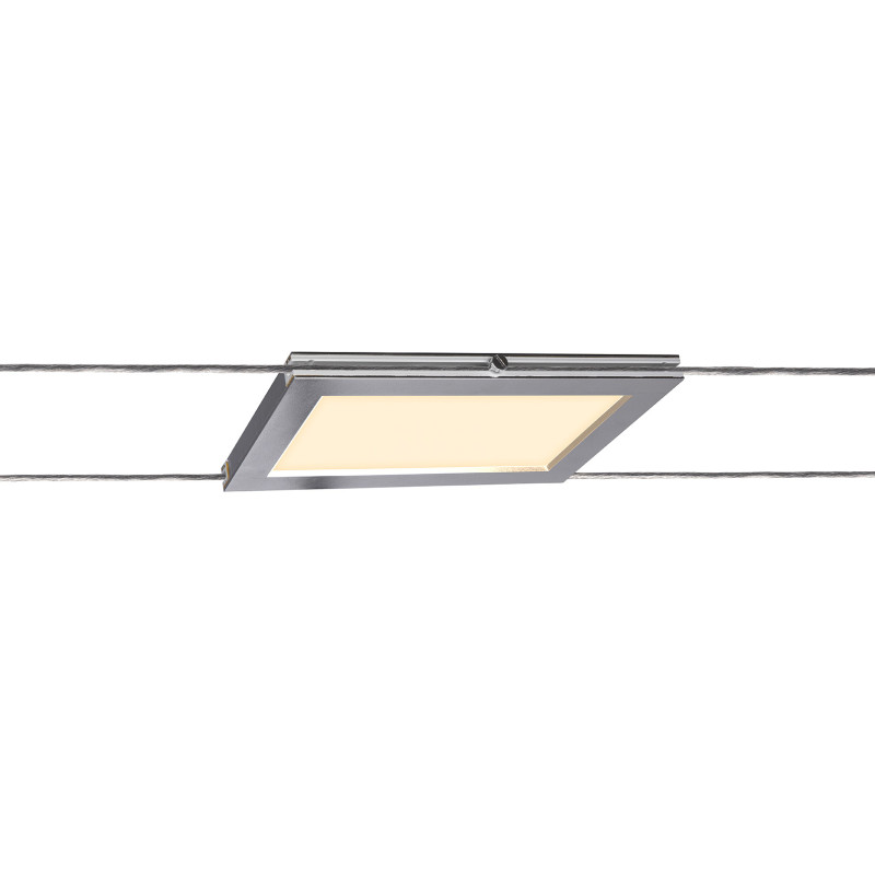 PLYTTA, spot pour câble tendu T.B.T. TENSEO, intérieur, chrome, LED, 9W, 2700K