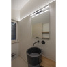GLENOS 60, luminaire de miroir profilé, noir, SMD LED, 12,6W, 3000K