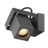 THEO BRACKET, applique et plafonnier extérieur, anthracite, GU10, QPAR51, 7W max