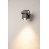 THEO BRACKET, applique et plafonnier extérieur, anthracite, GU10, QPAR51, 7W max