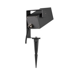 THEO BRACKET, spot sur piquet extérieur, anthracite, GU10, QPAR51, 7W max
