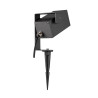 THEO BRACKET, spot sur piquet extérieur, anthracite, GU10, QPAR51, 7W max