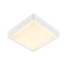 AINOS, applique et plafonnier extérieur carré blanc, LED 17W, 3000K/4000K, IP65