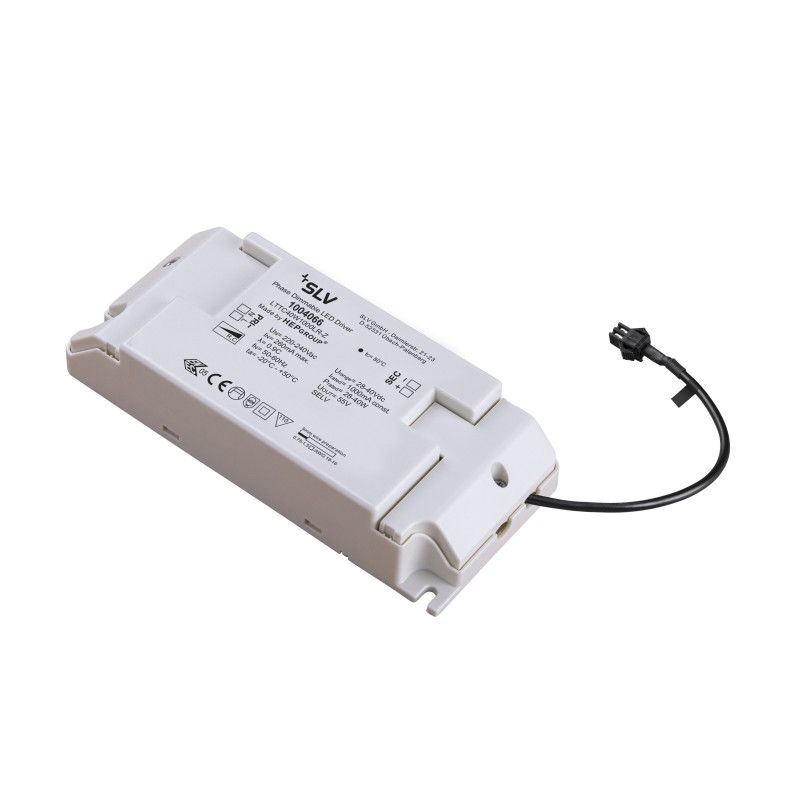 Alimentation LED, intérieur, blanc, 1000mA, 28-40W, variable Triac