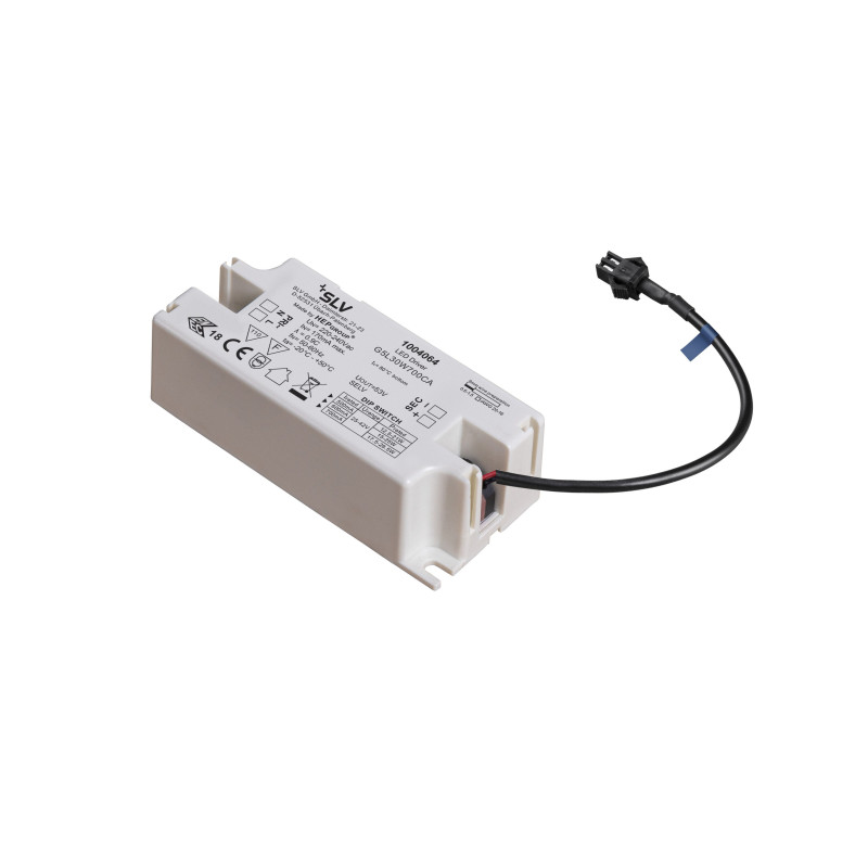 Alimentation LED, intérieur, blanc, 500/600/700mA, 21-29,5W