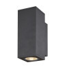 applique extérieure carré ENOLA S, anthracite, LED 7W, 3000K/4000K, IP65, up/down