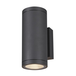 applique extérieure ronde, taille moyenne, ENOLA, anthracite, LED 19W, 3000K/4000K, IP65, up/down