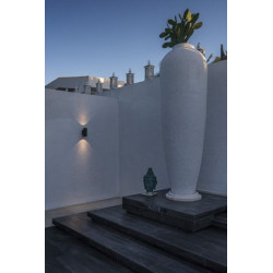 ENOLA, applique extérieure ronde, Small, anthracite, LED 7W, 3000K/4000K, IP65, up/down