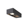 ESKINA FRAME, applique extérieure, double, anthracite, LED, 27W, 3000/4000K, interrupteur CCT, IP65