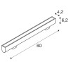 GALEN 60, projecteur extérieur, anthracite, LED, 18W, 3000/4000K, interrupteur CCT, IP65