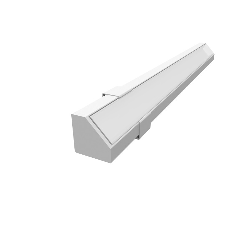 GRAZIA 10 EDGE, profil en saillie, 2 m, blanc