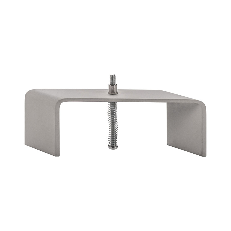 GRAZIA 60, embout pour profil à encastrer, chrome