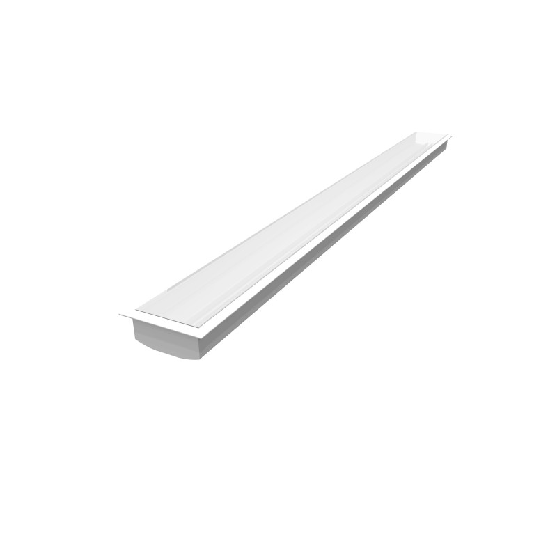 GRAZIA 60, profil à encastrer, 3 m, blanc
