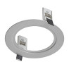 Cadre rond pour encastre cmh, blanc