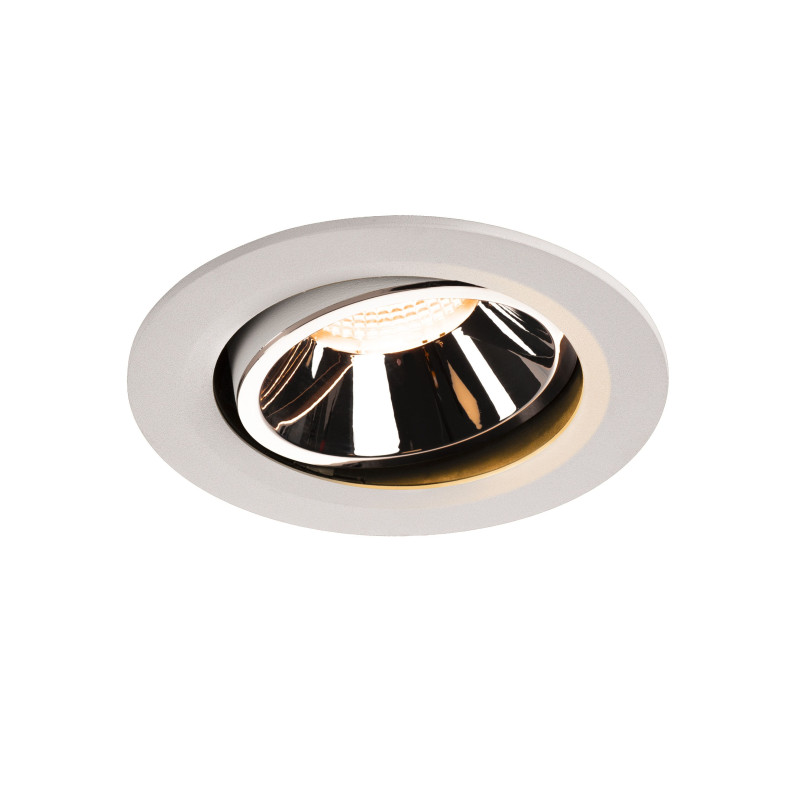 NUMINOS, encastré de plafond intérieur, 20°, blanc/chrome, LED, 2700K, orientable