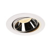 NUMINOS, encastré de plafond intérieur, 20°, blanc/chrome, LED, 3000K, orientable