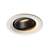 NUMINOS, encastré de plafond intérieur, 20°, blanc/noir, LED, 2700K, orientable