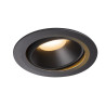 NUMINOS, encastré de plafond intérieur, 20°, noir, LED, 2700K, orientable